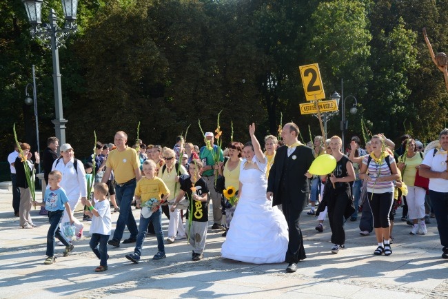 Wejście na Jasną Górę