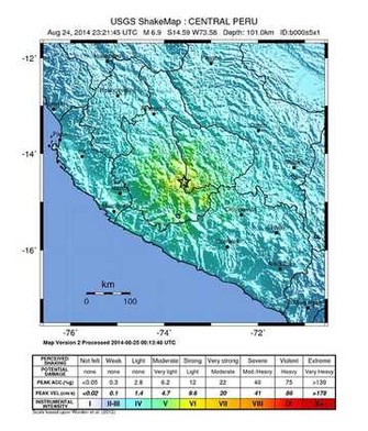 Silne trzęsienie ziemi w Peru