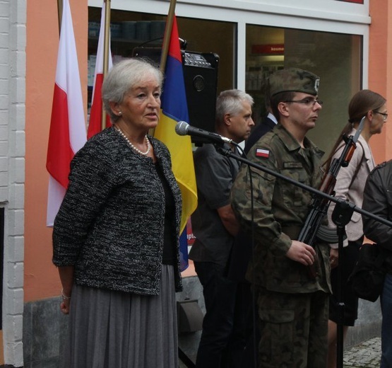 Tablica płk Łukasza Cieplińskiego w Zabrzu