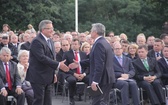 Bronisław Komorowski i Joachim Gauck na Westerplatte 