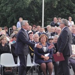 Bronisław Komorowski i Joachim Gauck na Westerplatte 