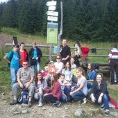 Młodzi z Juszczyny w Tatrach