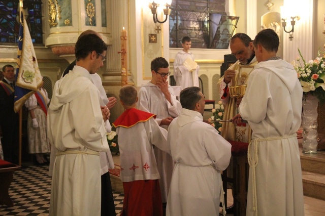 Prymicje bp. Kusego w kościele św. Elżbiety w Cieszynie