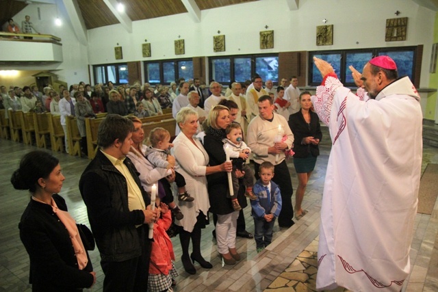 Prymicje bp. Tadeusza Kusego w Cieszynie-Kalembicach