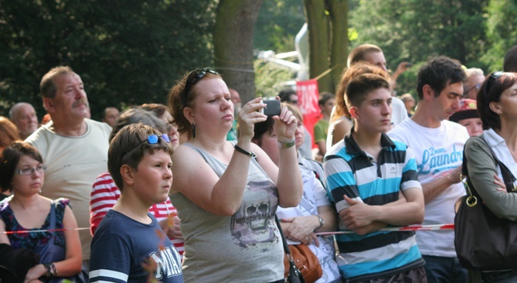 Inscenizacja walk w parku Kościuszki 