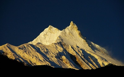 Bargiel w drodze na Manaslu