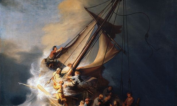 Rembrandt, Uciszenie burzy na Jeziorze Galilejskim