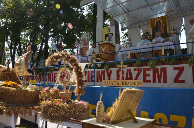 Uroczystość dożynkowe w Janowie Lubelskim