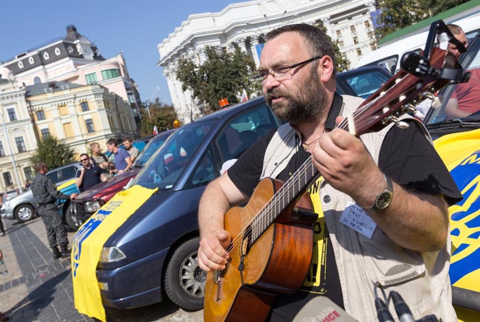 Konwój z Katowic dotarł do Kijowa