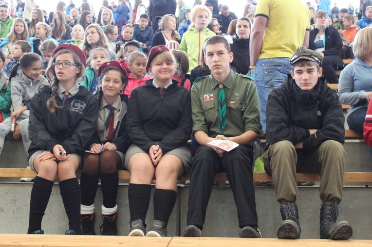 Przed ŚDM w Żywcu - młodzi w amfiteatrze (cz. 1)