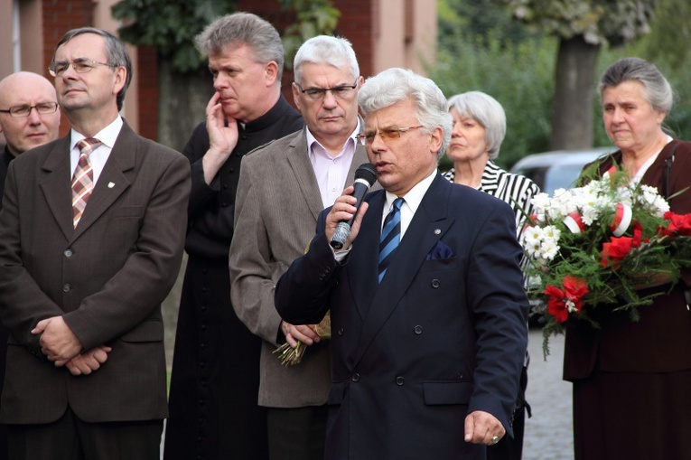 Odsłonięcie tablicy ku czci marsz. E. Śmigłego-Rydza