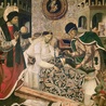 Fernando del Rincón „Cud świętych Kosmy i Damiana” olej na desce, ok. 1500 Muzeum Prado, Madryt