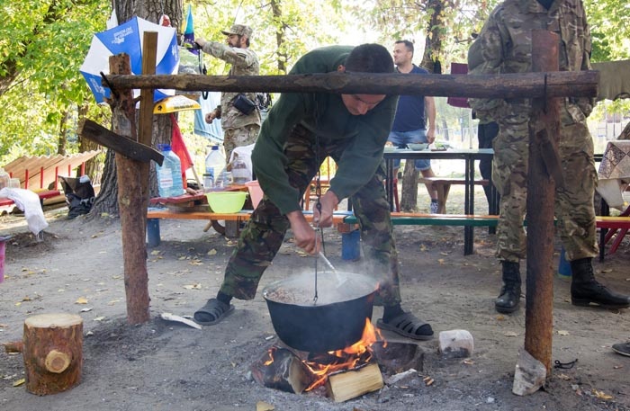 Konwój z Katowic na wschodniej Ukrainie