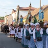 Procesyjne wprowadzenie obrazu i relikwii w Uściu Solnym