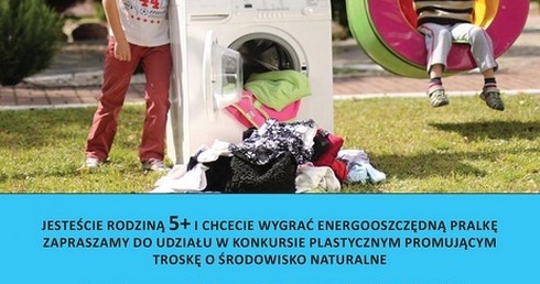 50 pralek dla wielodzietnych rodzin