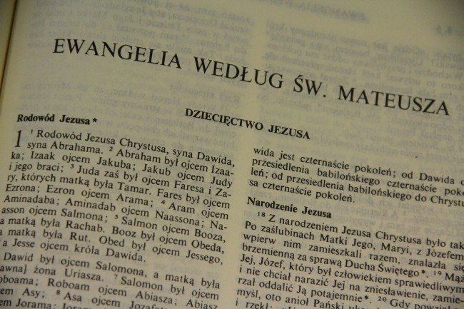 Z Biblią w kieszeni