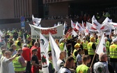 Protest górników