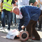 Protest górników