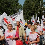 Protest górników