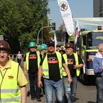 Protest górników