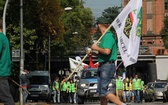 Protest górników