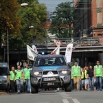 Protest górników