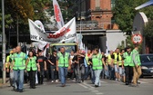 Protest górników