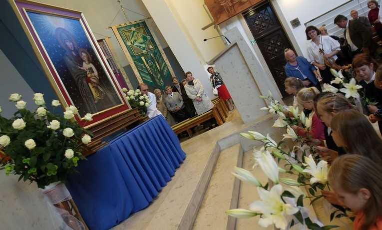 Obraz Matki Bożej Latyczowskiej w parafii św. Józefa