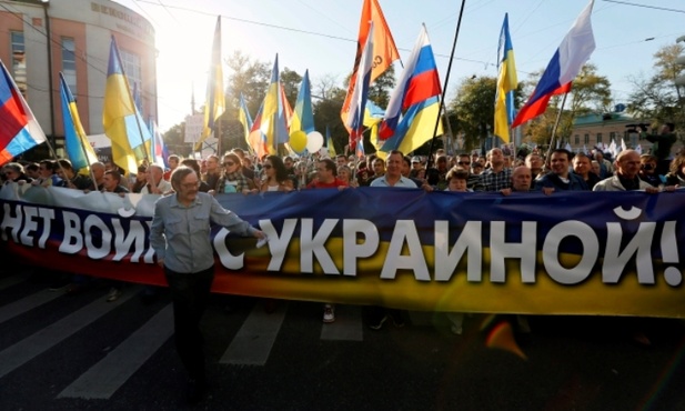 Przeciw wojnie na Ukrainie 