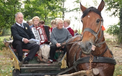 Koniarze u Matki Bożej Bolesnej w Łozinie