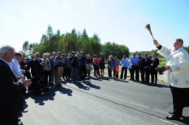 Poświęcenie nowej trasy