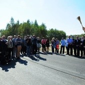 Poświęcenie nowej trasy