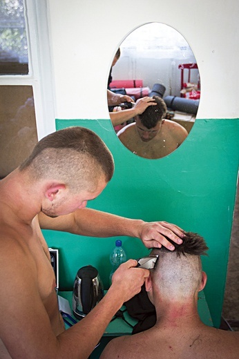  „Żołnierze” skoszarowani w ośrodku wypoczynkowym w Północnym Doniecku  