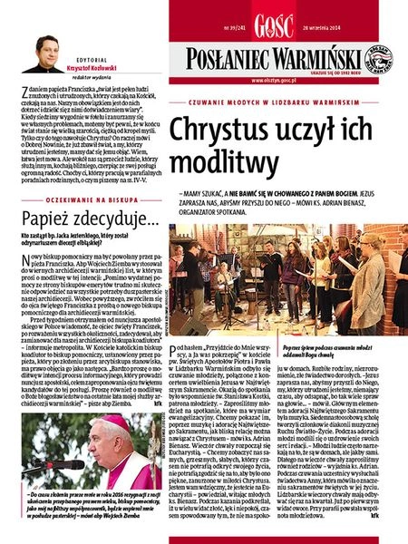 Posłaniec Warmiński 39/2014