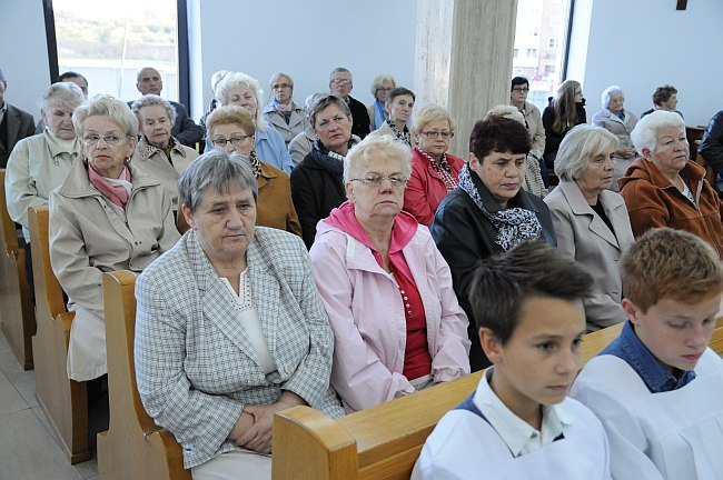 MB Latyczowska w budującym się kościele