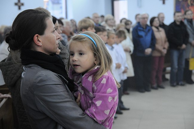 MB Latyczowska w budującym się kościele