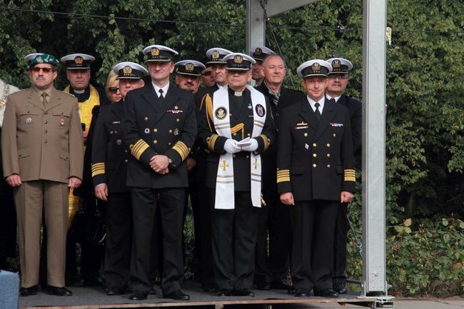 Przysięga podchorążych na Westerplatte