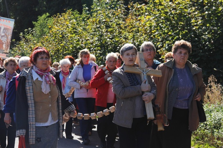 Pielgrzymka Kół Żywego Różańca do Domaniewic