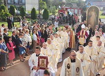  Do Przyborowa obraz przybył w roku jubileuszu parafii