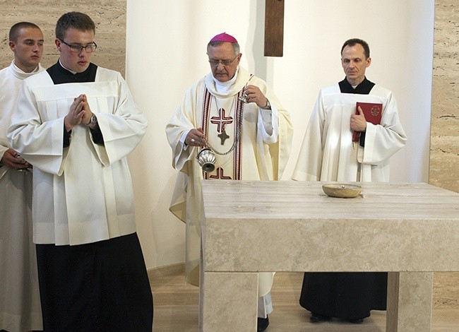 Nowa kaplica w Domu Miłosierdzia
