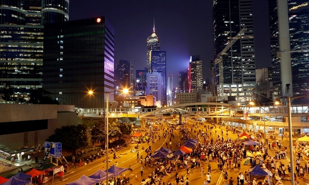 Protest w Hongkongu