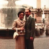 Święta Joanna Beretta Molla z mężem Piotrem na placu św. Piotra w Rzymie
