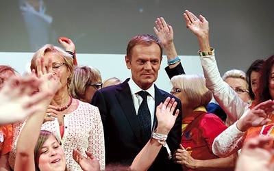 Donald Tusk na Kongresie  Kobiet Polskich