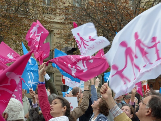 Cieszyniacy na Marszu dla Rodziny w Paryżu