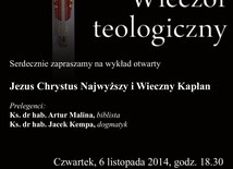 7. Wieczór Teologiczny, Katowice, 6 listopada