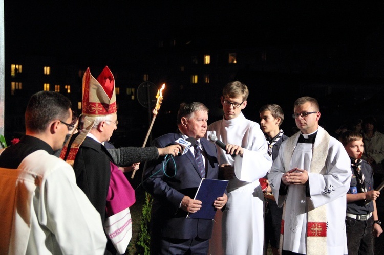 Poświęcenie placu pod budowę kościoła