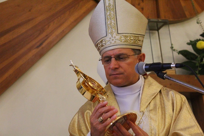 Abp Mieczysław Mokrzycki w Wałbrzychu