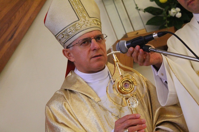 Abp Mieczysław Mokrzycki w Wałbrzychu