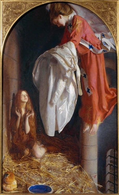 Frank Cadogan Cowper (1877-1958) Święta Agnieszka w więzieniu, 1905, Tate Gallery, Londyn
