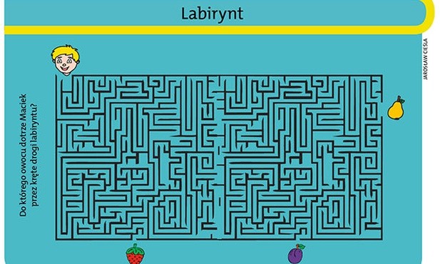 Labirynt, liczby, rebusy